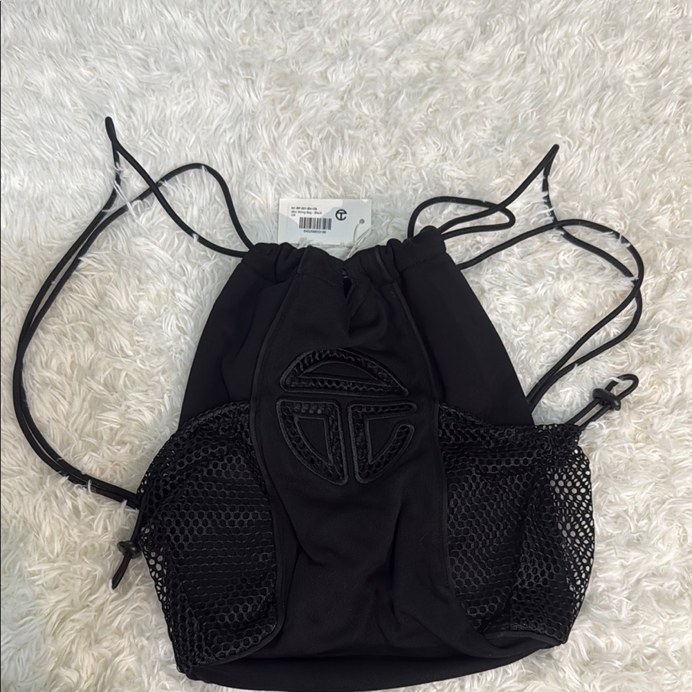 Telfar Black Mini String Bag - NWT